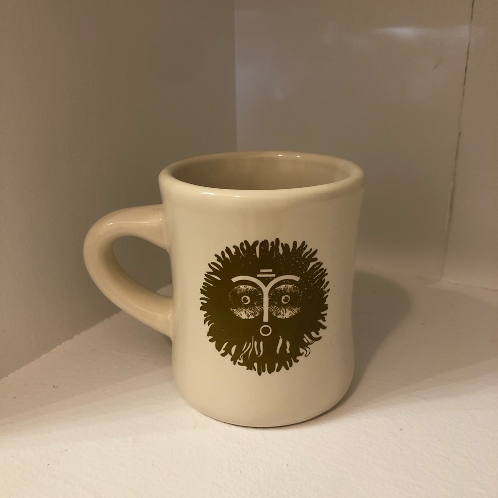 The Shins Cream Mug with Golden Sun